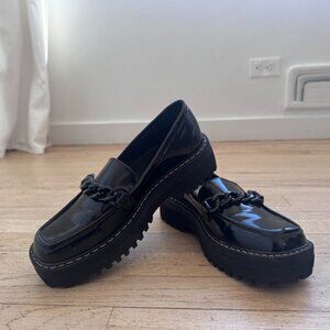 Cool Planet Steve Madden | Women's Hazel Black Patent 8.5 Loafer